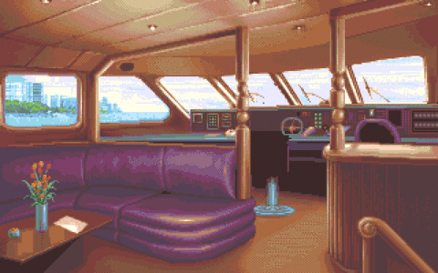 Amiga Pixel art 2, PeteLyon-Godfather_Level12_Bridge