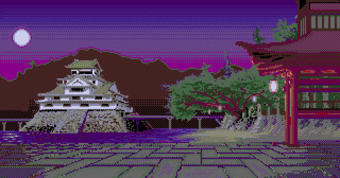 Amiga Pixel art 2, PeteLyon-KarateKid2_Stage06_AtTheOldFishingHarbour