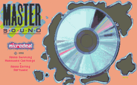Amiga Pixel art 2, PeteLyon-MasterSound_Titlescreen