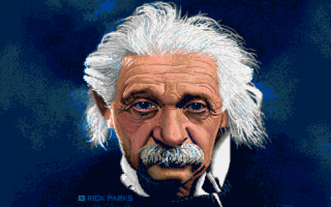 Amiga Pixel art 1, RickParks-RickParks_Einstein