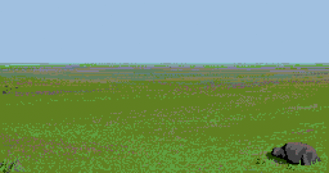 Amiga Pixel art 2, MagneticScrolls-_images-Pawn_02_GrassyPlain.tft1