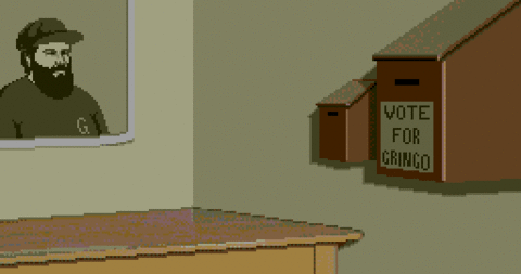 Amiga Pixel art 2, MagneticScrolls-_images-Pawn_16_VotingBooth.tft1