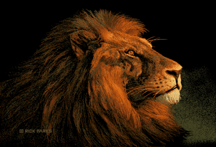 Amiga Pixel art 2, RickParks-_images-RickParks_Lion.tft1