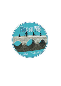 Images mail, Logo Place au Vélo - les Maines - petit