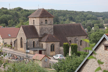20200813-02 GR7 Ballon d'Alsace - Grancey - Beaune, 1824 Perrancey-les-Vieux-Moulins : l'église