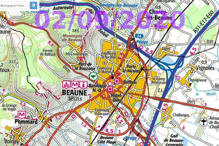 20200813-02 GR7 Ballon d'Alsace - Grancey - Beaune, 2039z Beaune 02 09 2020