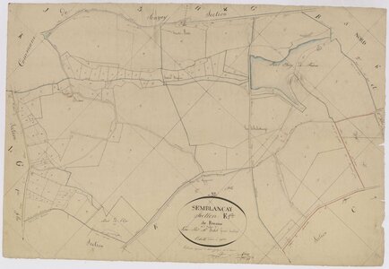 Plan Napoleon Semblancay, Section E1 de Bresme