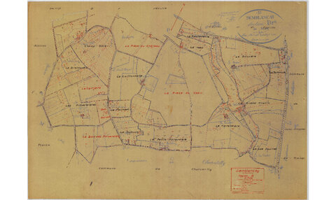 Plan Napoleon Semblancay, plan rénovés semblancay 1937 1