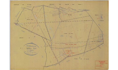 Plan Napoleon Semblancay, plan rénovés semblancay 1937 14