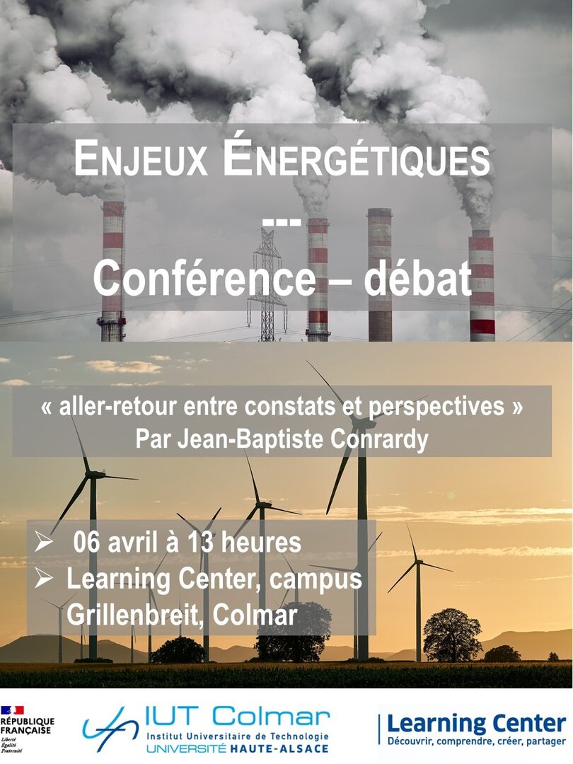 Affiche Conférence Energie